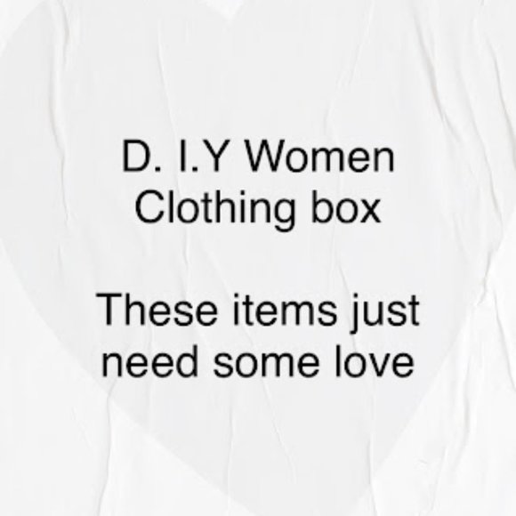 D.I.Y.  Women's Clothing Box- Mystery Box - Picture 1 of 3